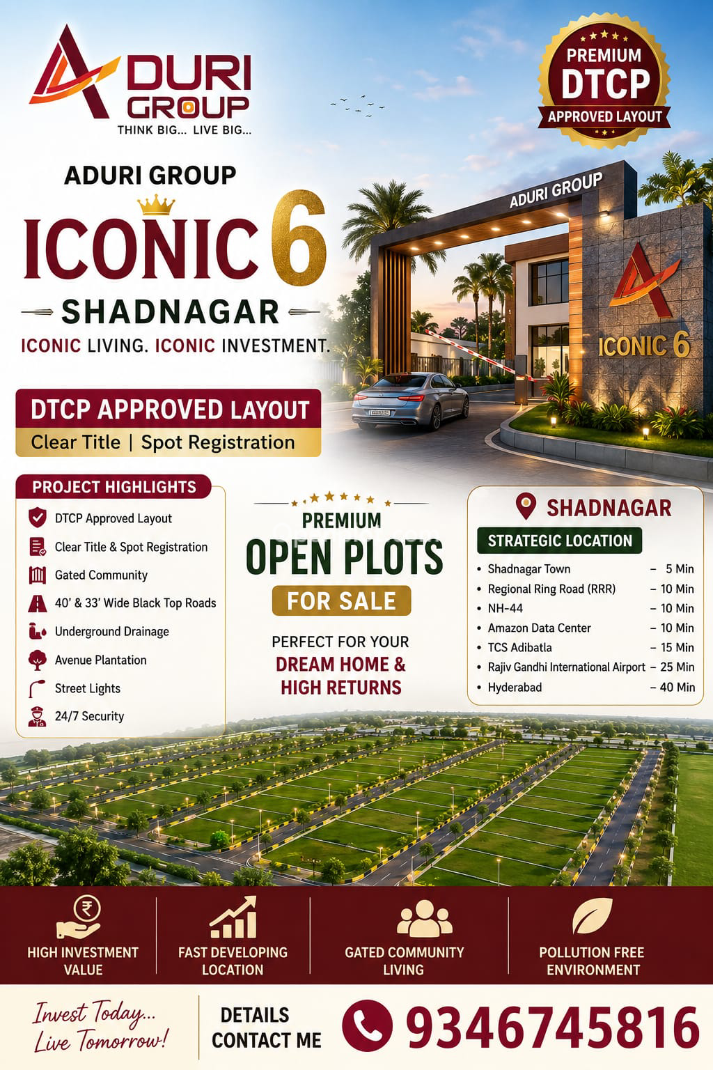 Plot for Sale in Shadnagar,Ranga Reddy